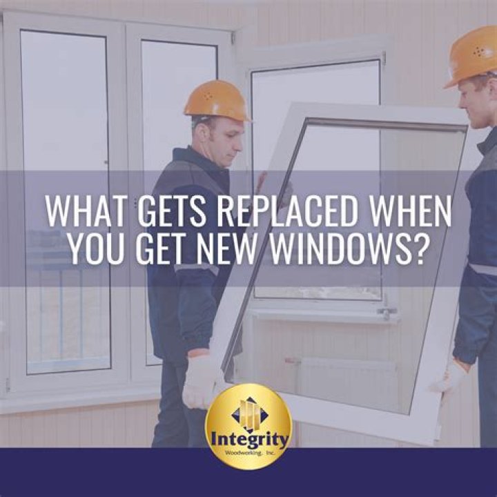 What gets replaced when replacing windows?