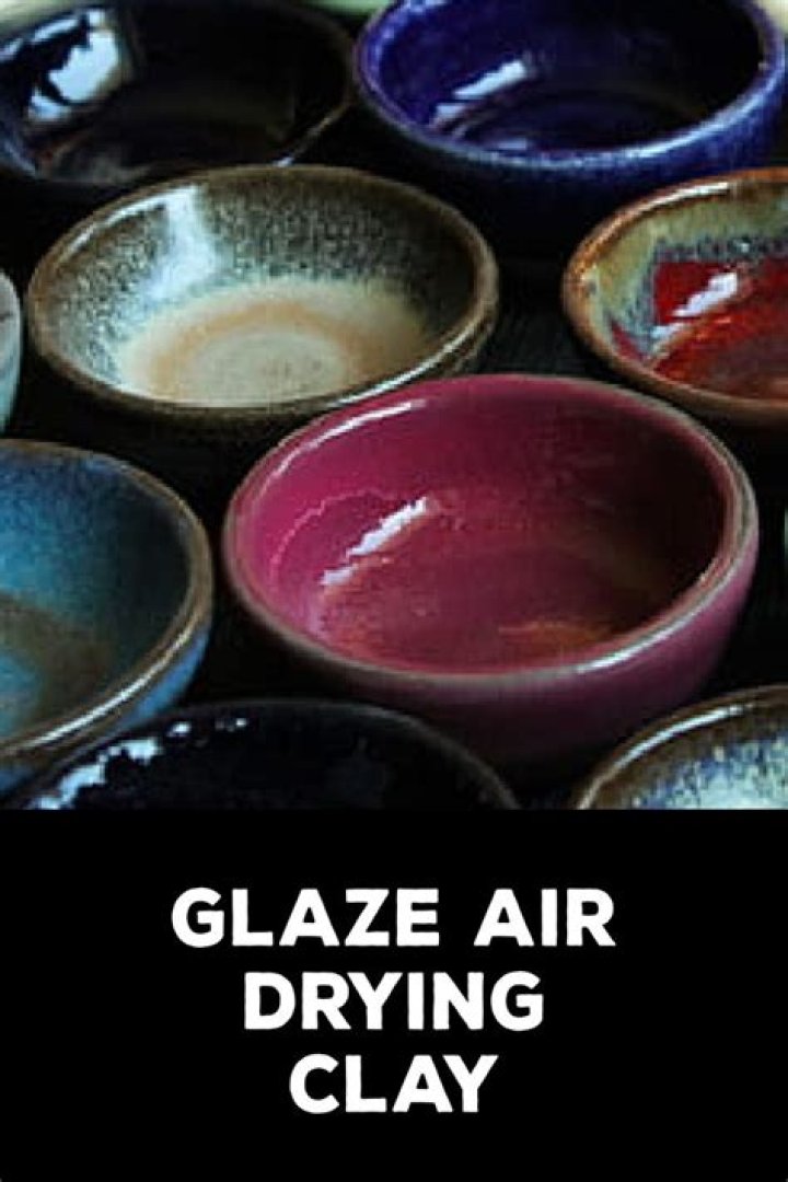 What glaze is best for air dry clay?