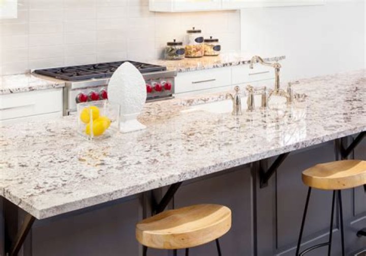 What holds granite countertops in place?