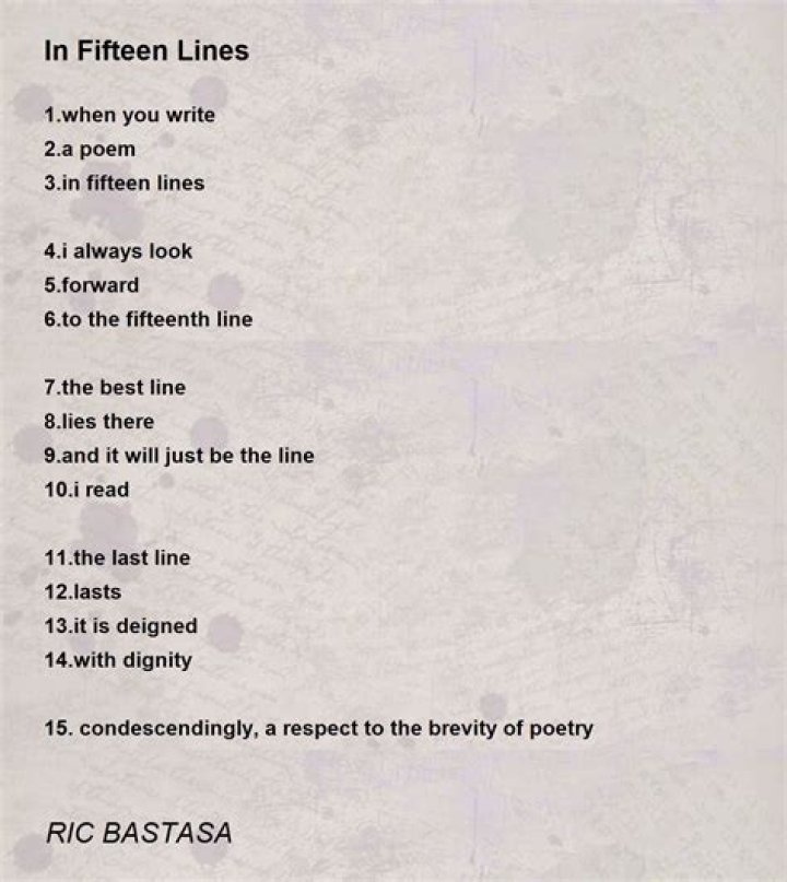 What is a 2 line poem called?