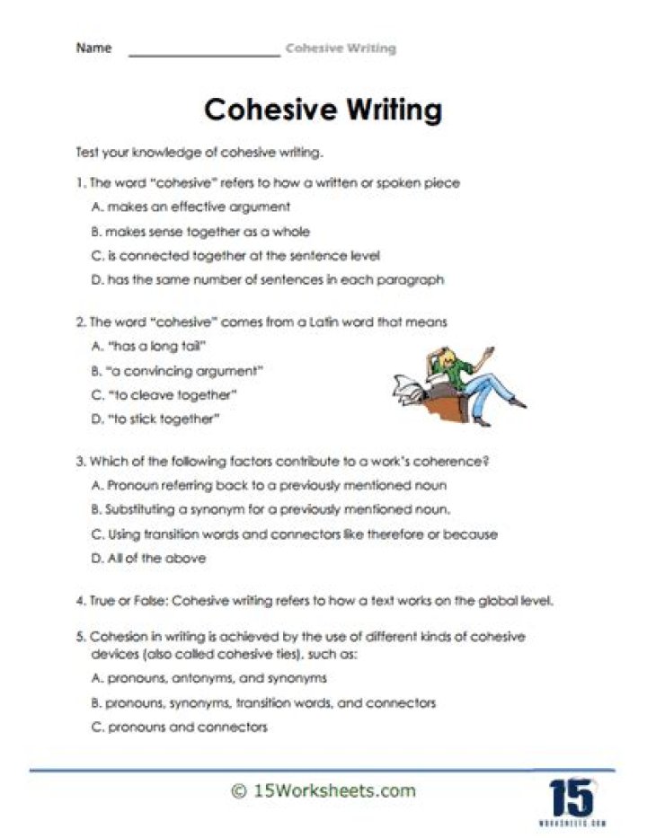 What is a cohesive story?