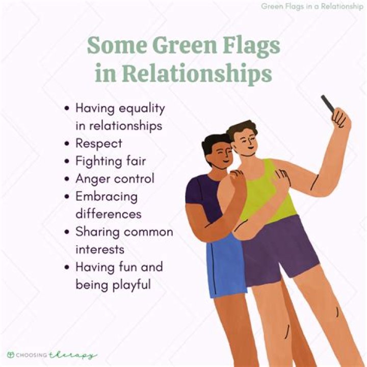 What is a green flag in relationship?