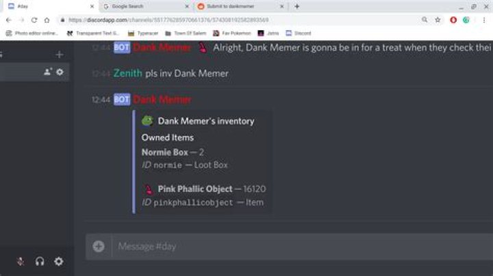 What is a Normie box Dank Memer?