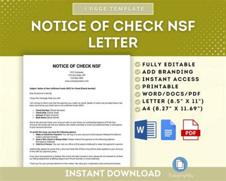 What is a NSF check?
