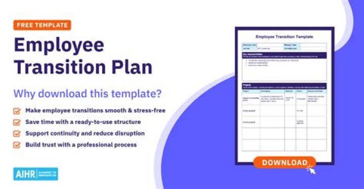 What is an employee transition plan?