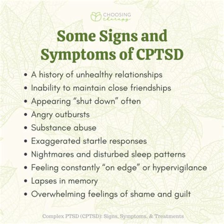 What is C PTSD symptoms?