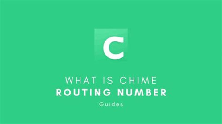 What is Chime routing number?