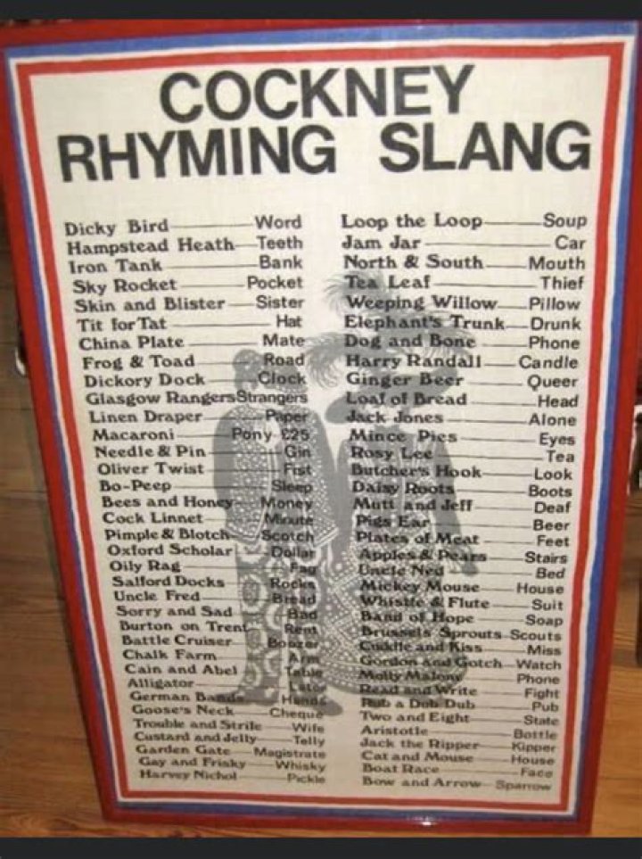 What is Cockney rhyming slang for beer?