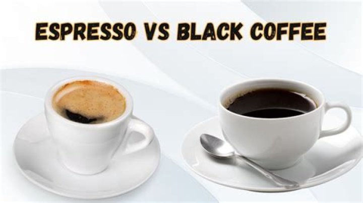 What is cold black coffee called?