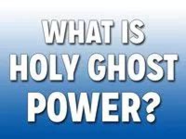 What is Holy Ghost power?