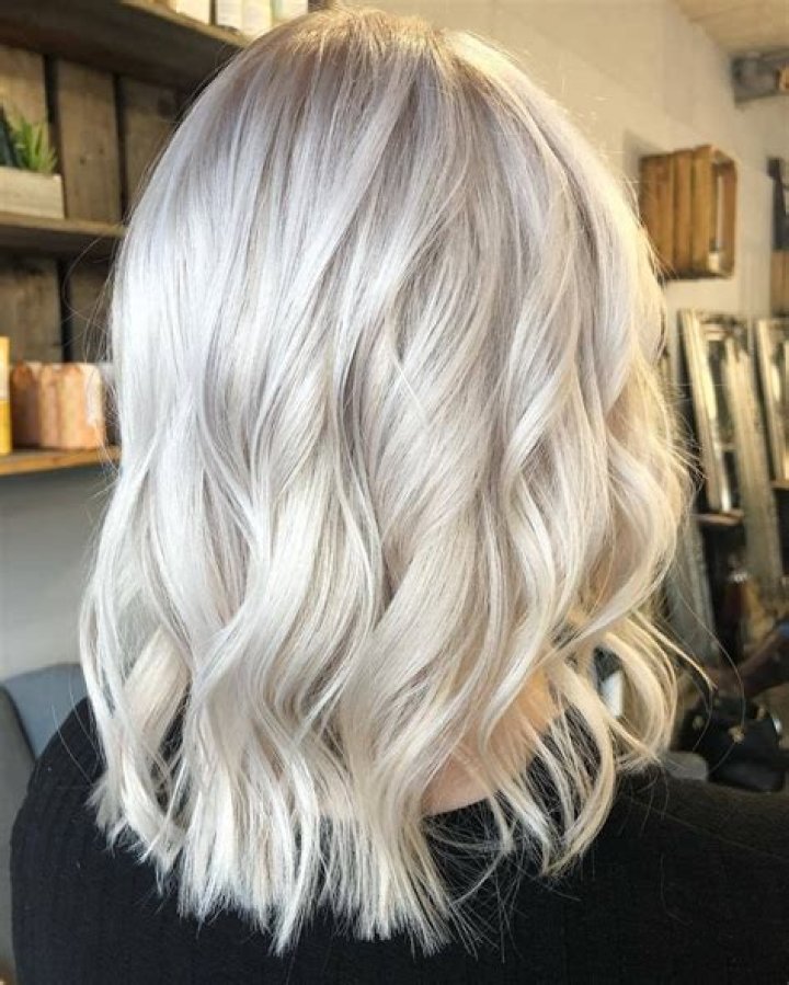 What is icy blonde hair?
