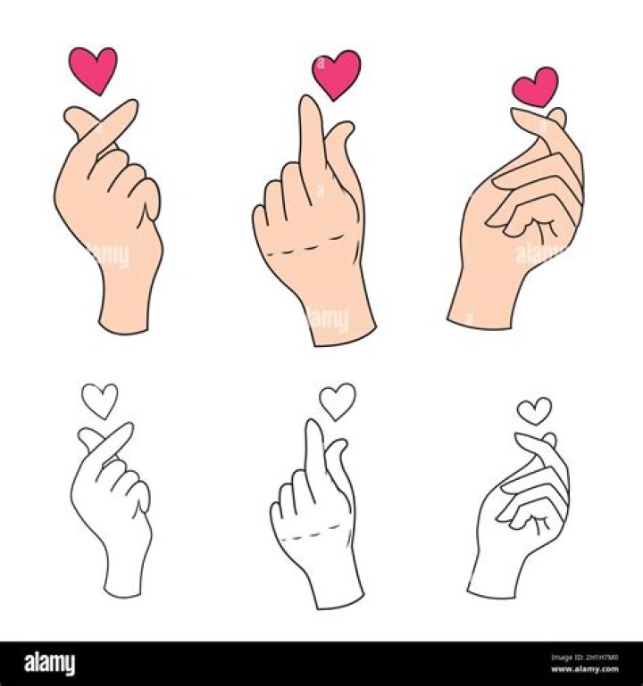 What is Korean finger heart?