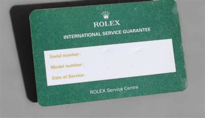 What is Rolex Service Guarantee?