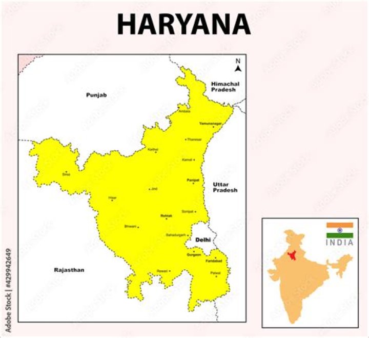 What is spelling of Haryana?