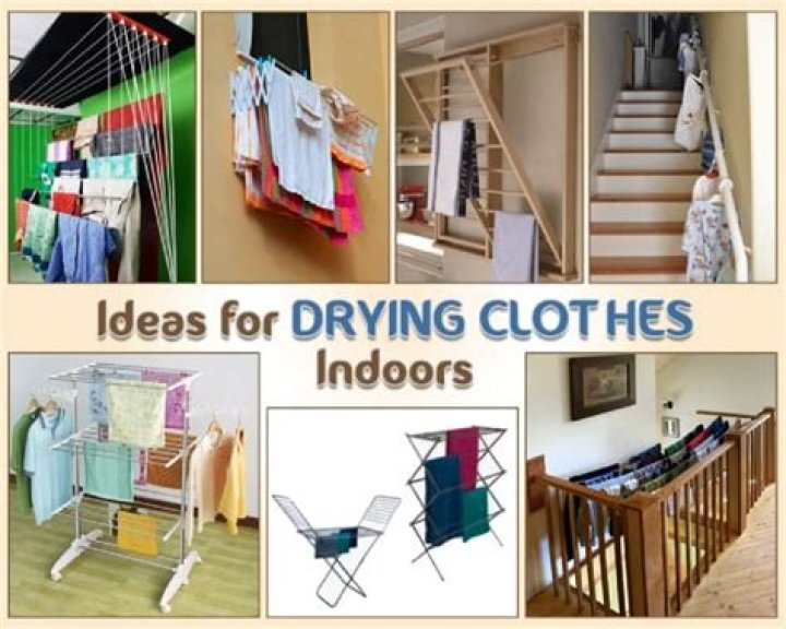 What is the best way to dry clothes indoors?