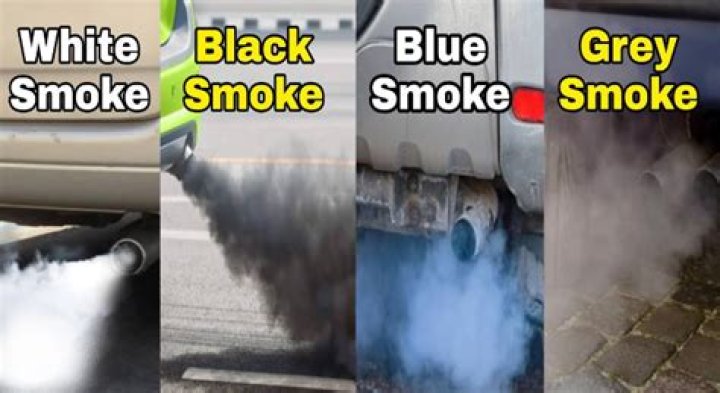 What is the difference between black smoke and white smoke?