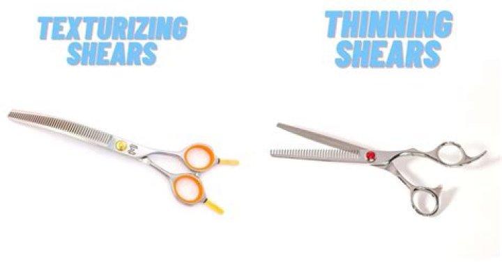 What is the difference between blending and thinning scissors?