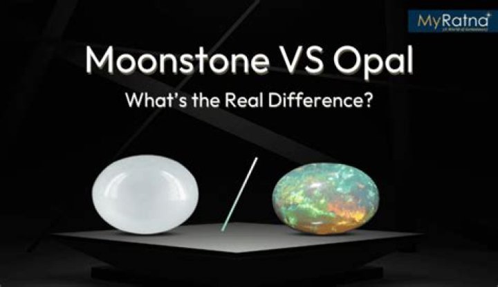 What is the difference between opal and moonstone?