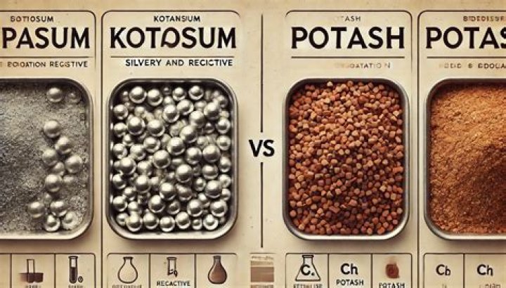 What is the difference between potassium and potash?