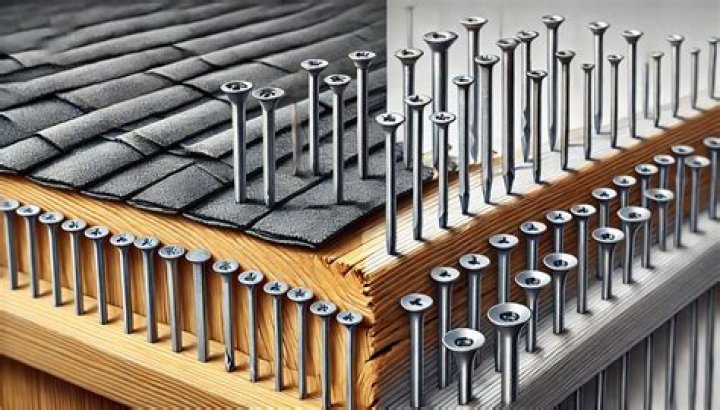 What is the difference between roofing nailer and siding nails?