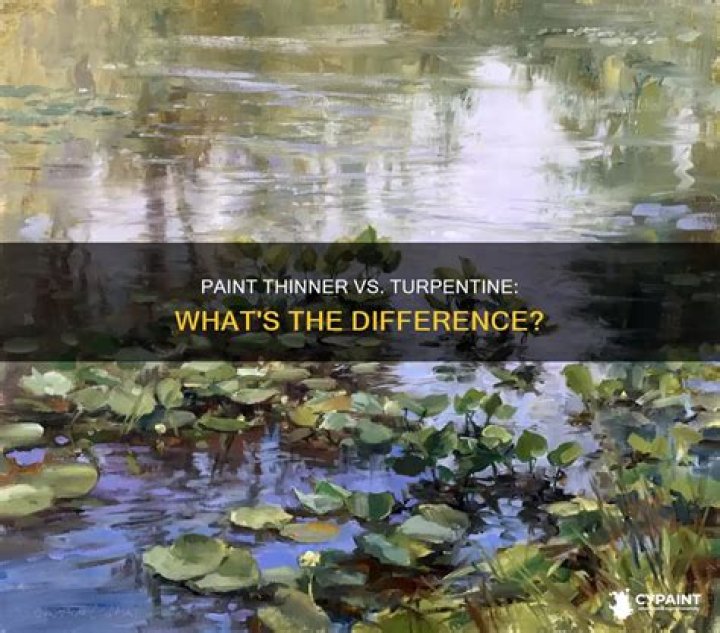 What is the difference between turpentine and white spirit?