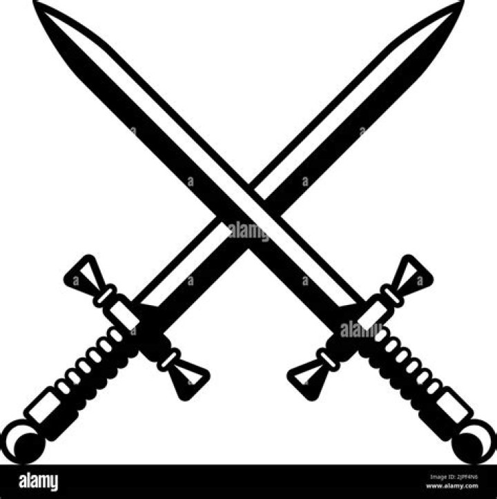 What is the meaning of crossed Swords?