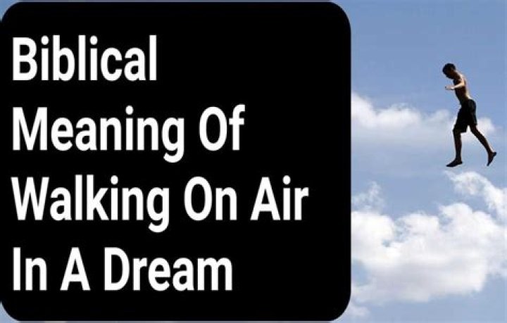 What is the meaning of walking on air?