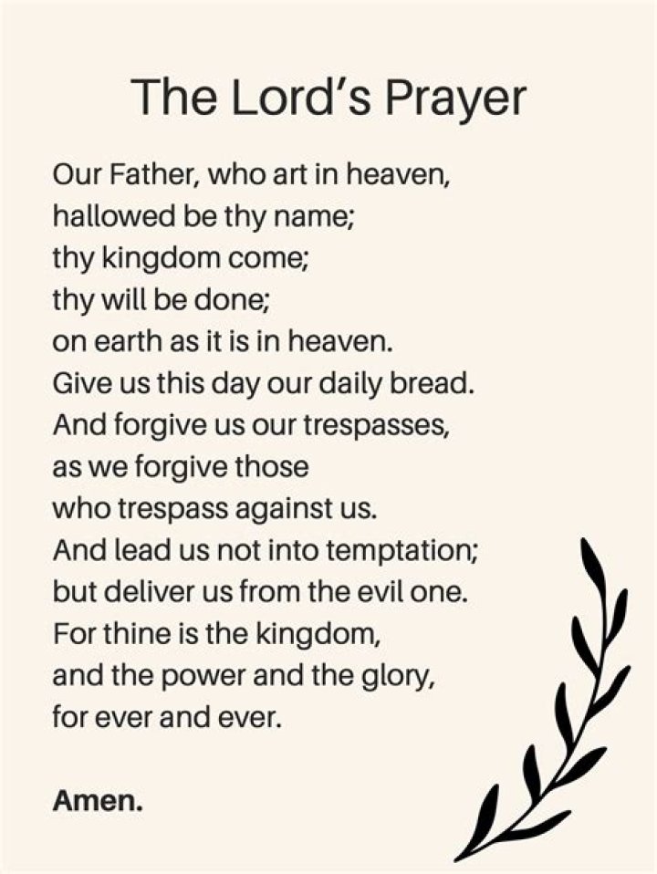 What is the oldest prayer?
