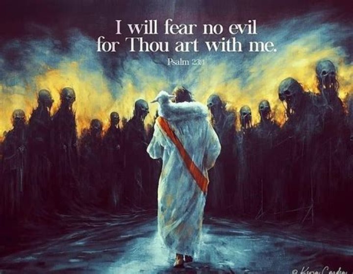 What is the prayer I will fear no evil?