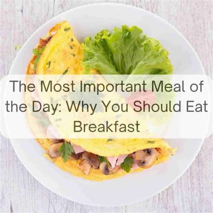 What is the second most important meal of the day?