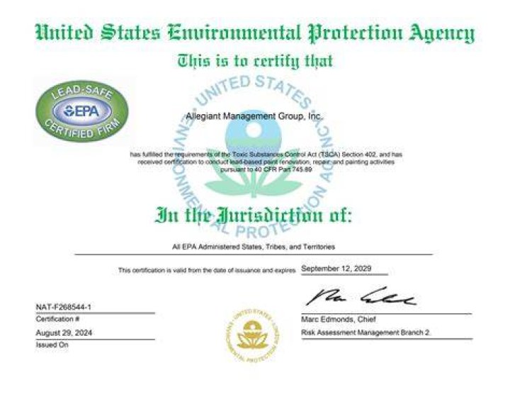 What is Type 3 EPA certification?