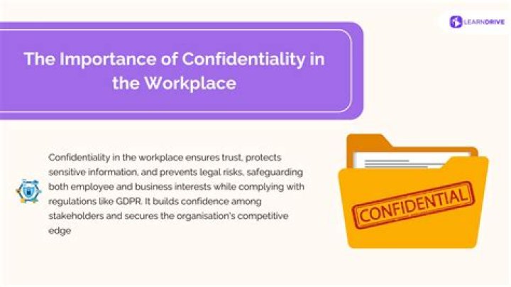 What is workplace confidentiality?