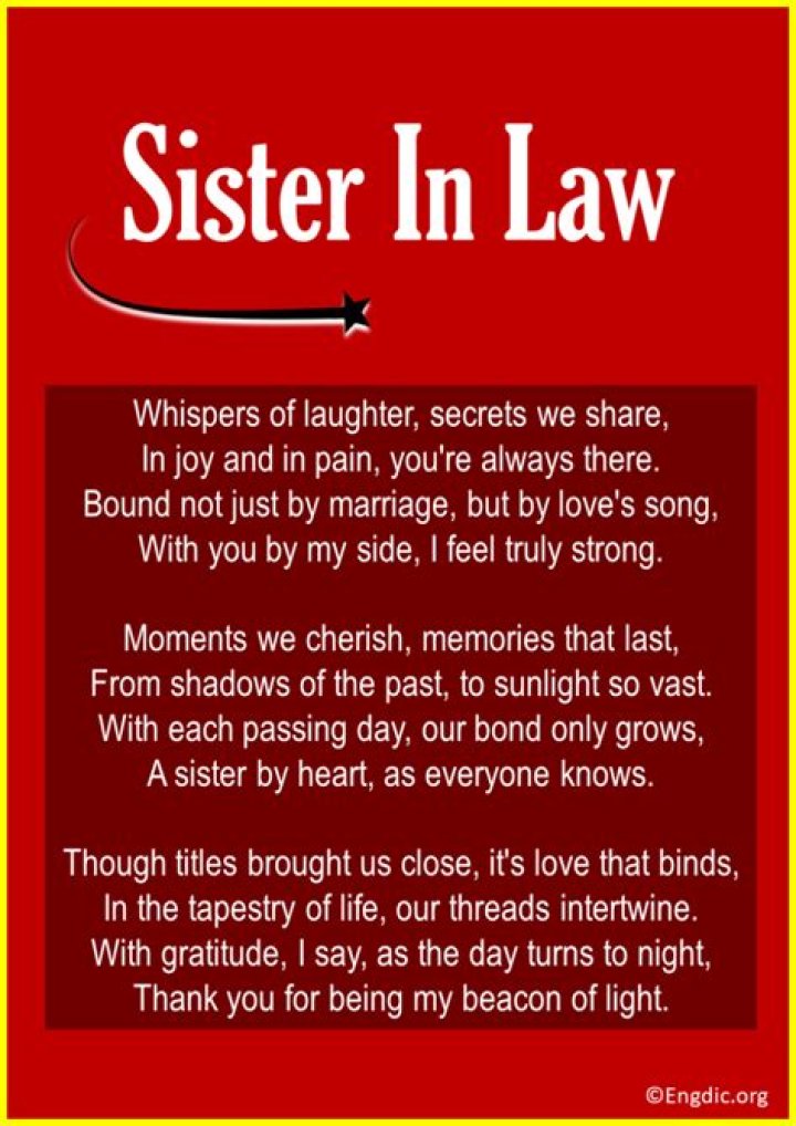 What is your sister's mother-in-law called?