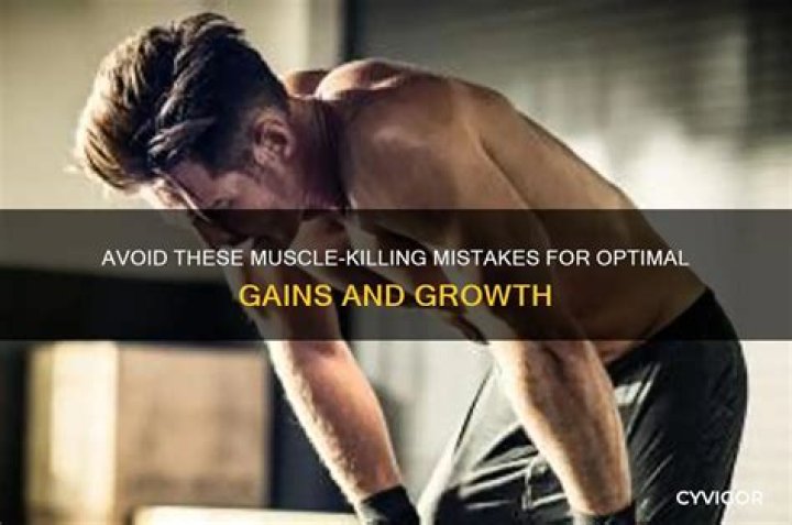 What kills muscle gains?