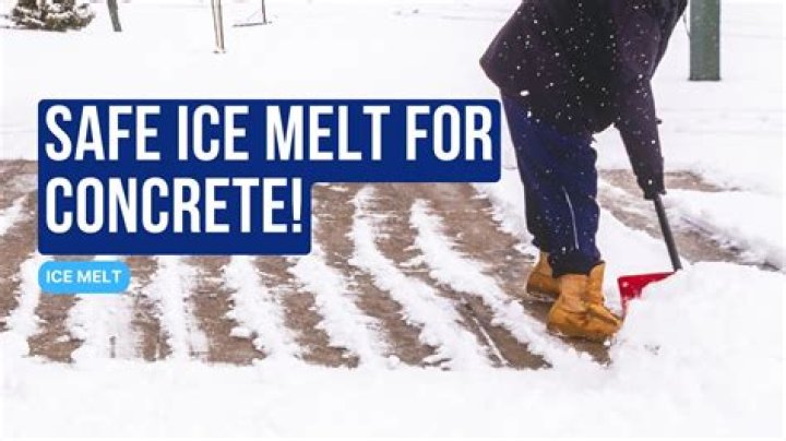 What kind of salt won't hurt concrete?