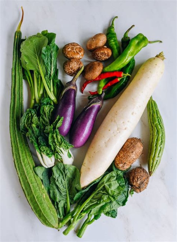 What kind of vegetable is blue?