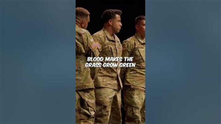 What makes the grass grow military?