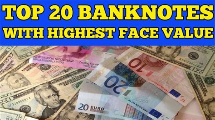 What note has the highest value?