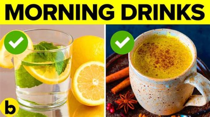 What should you drink 1st thing in the morning?