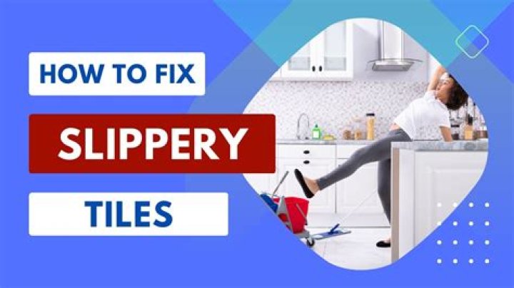 What tile is not slippery for bathroom?