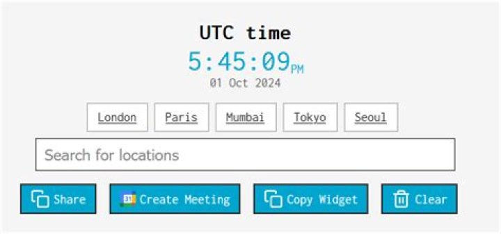 What time is it in UTC 00?