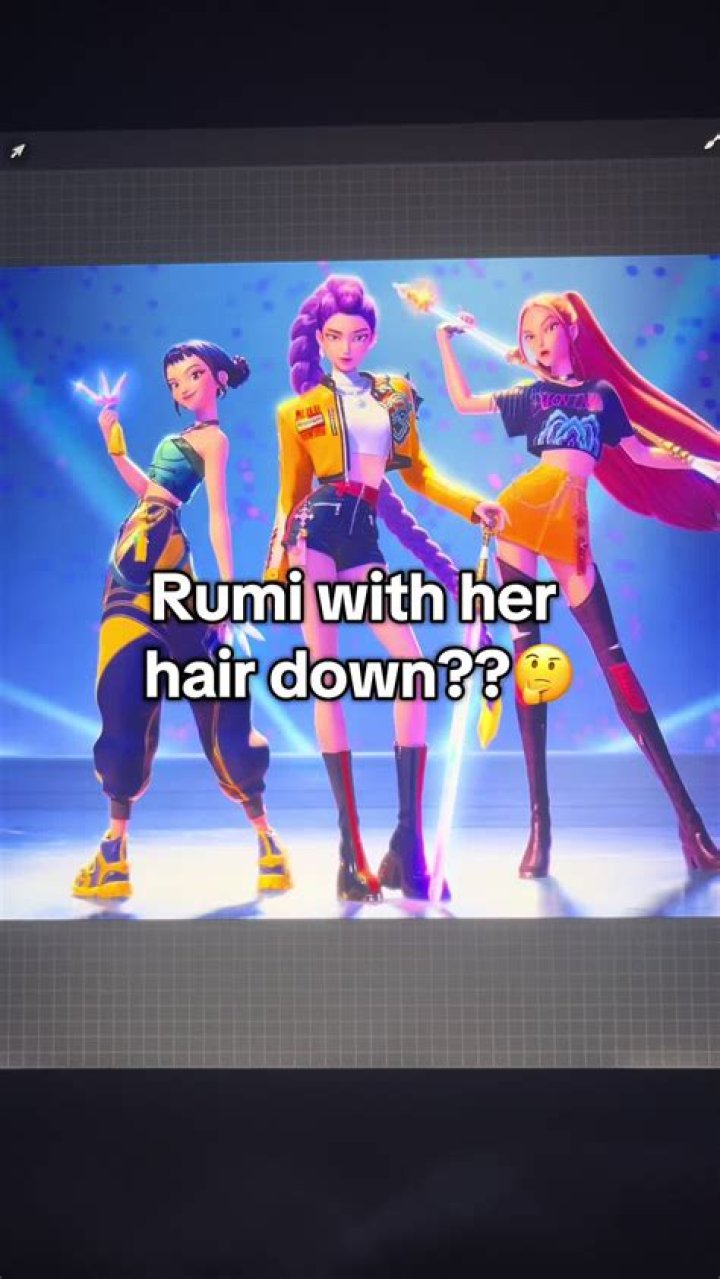 When a girl lets her hair down in front of you?