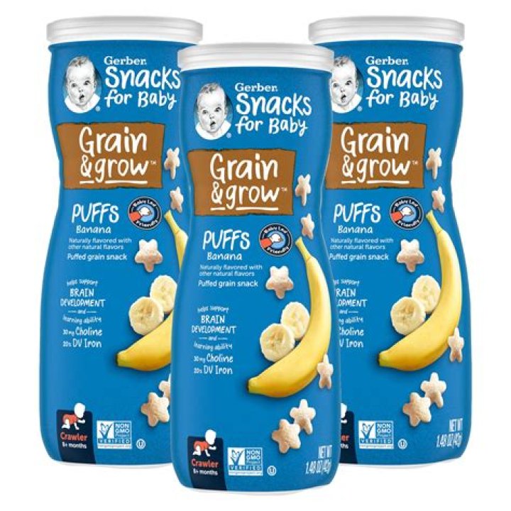 When can I give my baby Gerber puffs?