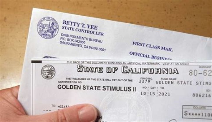 When did Golden State stimulus 2 go out?