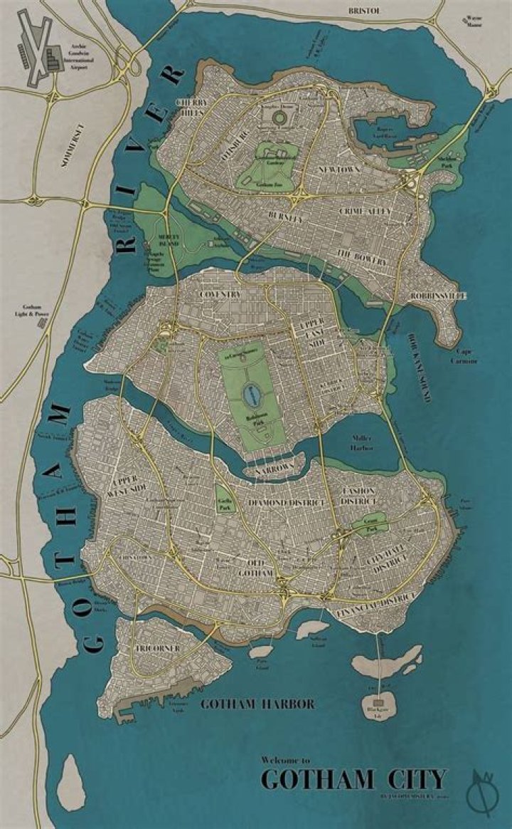 Where is Gotham City in The Dark Knight?