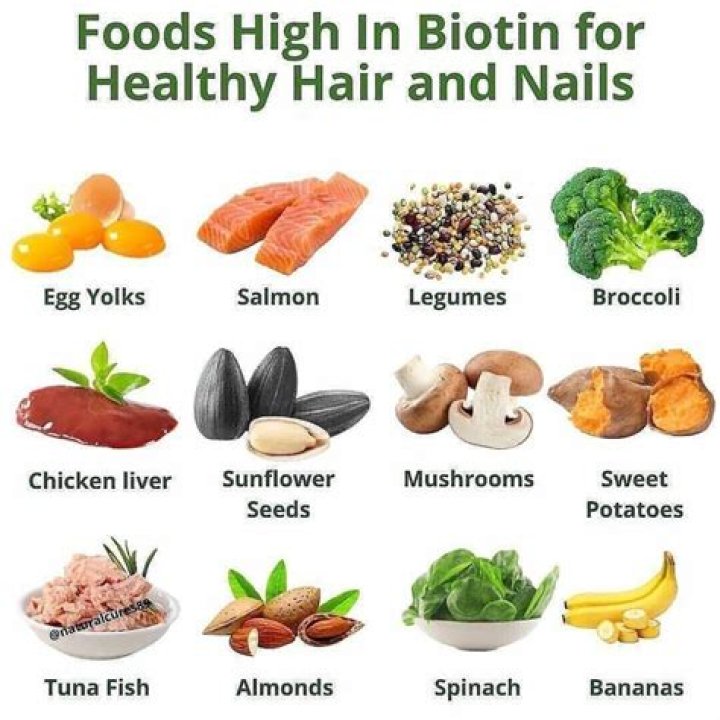 Which food has highest biotin?