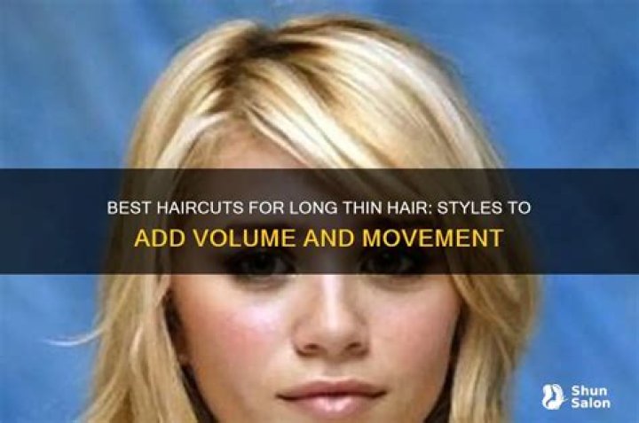 Which haircut is best for long thin hair?