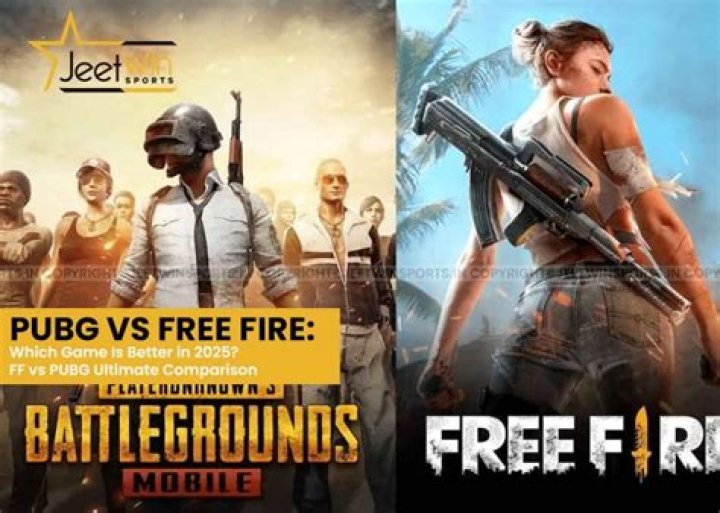 Which is better PUBG or free fire?