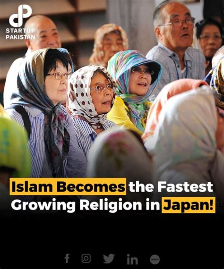 Which is the fastest-growing religion in Japan?
