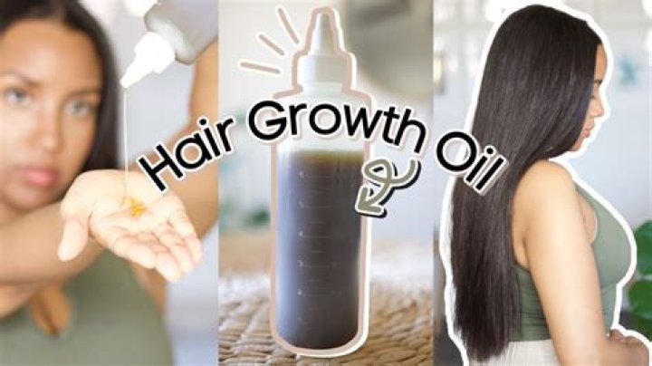Which oil makes hair grow faster and thicker?